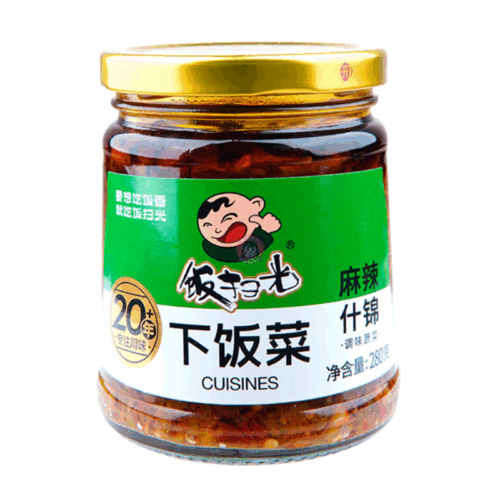 Fan Sao Guang Pickled Vegetables Mixed 280g 饭扫光麻辣什锦280克