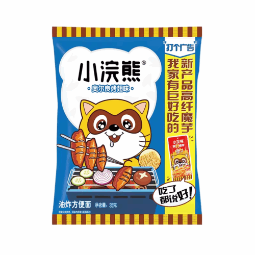Unif Noodle Snack Roast Chicken Flavour 35g 统一小浣熊干脆面 奥尔良烤翅35克
