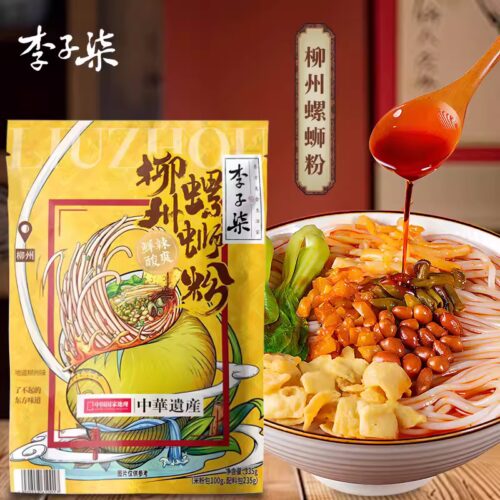 Lzq Liuzhou Snail Rice Noodle 335g 李子柒柳州螺蛳粉335克 - 图片 2