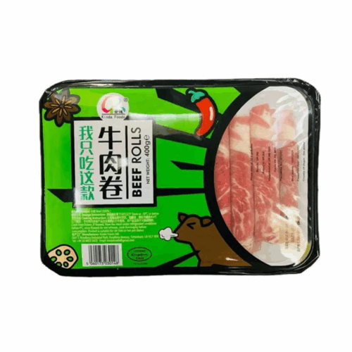 Kinda Beef Rolls 400g 金达火锅牛肉卷400克