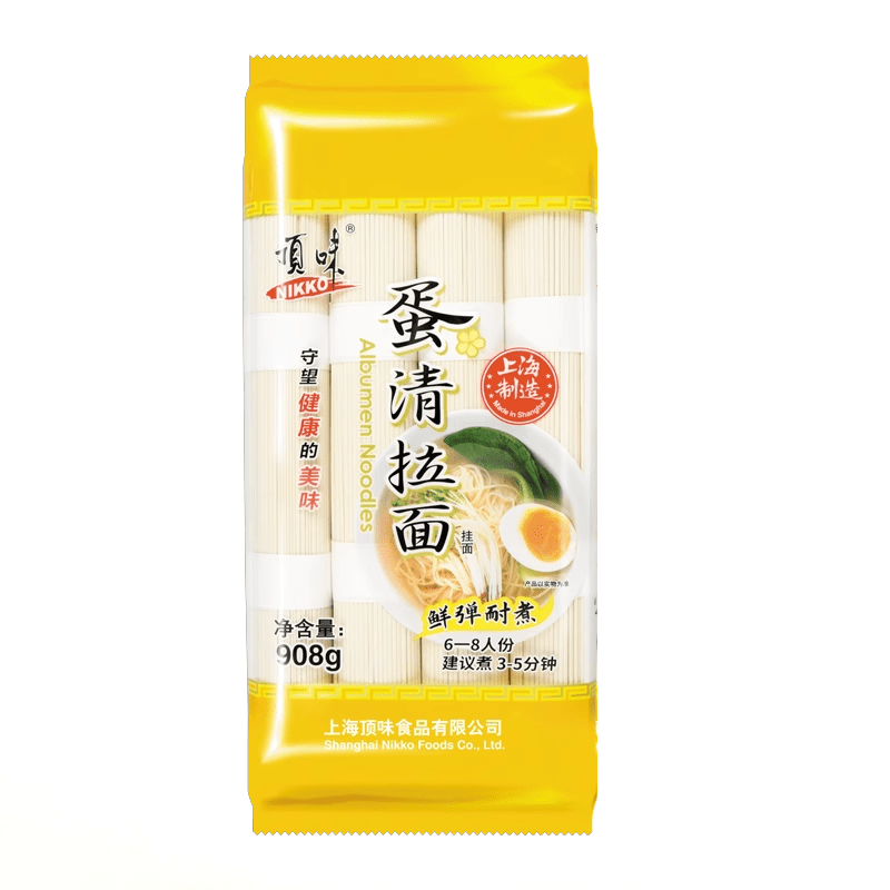Nikko Albumen Noodles 908g 顶味蛋清拉面908克