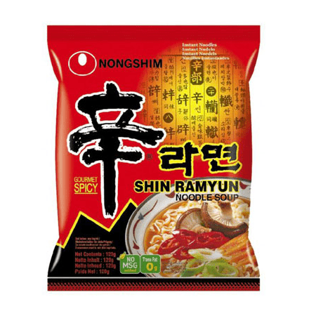 Nongshim Shin Ramen 120g 农心辛拉面120克