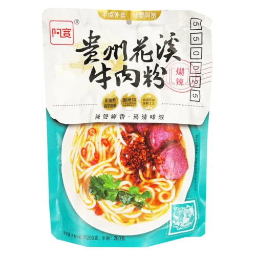 Baijia AK Huaxi Rice Noodle - Beef Flavour 阿宽贵州花溪牛肉粉270g