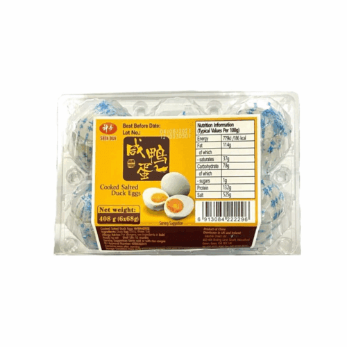 Sen Dan Cooked Salted Duck Egg 神丹熟卤鸭蛋408g