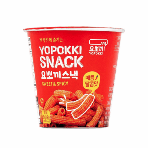 Yopokki snack sweet & spicy flavour Yopokki 年糕小食甜辣味50g