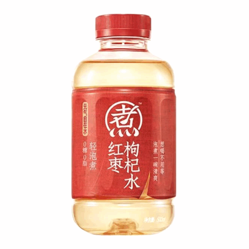 GKF Red Date & Goji Berry Drink 元气森林自在水-红枣枸杞水500ml