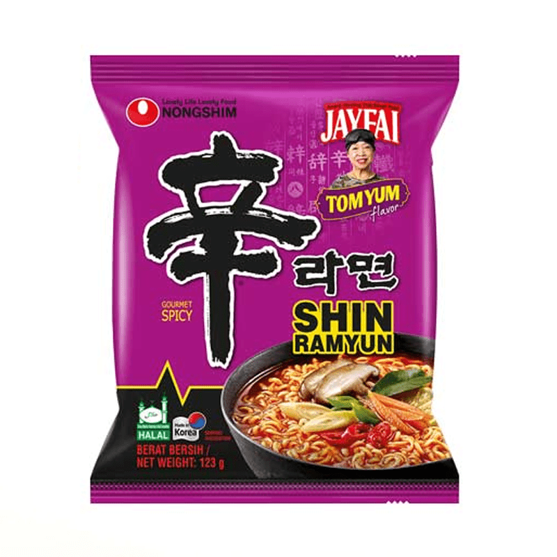 Nongshim Shin Ramyun Tomyum 123g 农心辛拉面冬阴功汤 123g