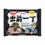 HK Nissin Demae Ramen Black Garlic Oil 100g 出前一丁 黑蒜油猪骨汤味100g