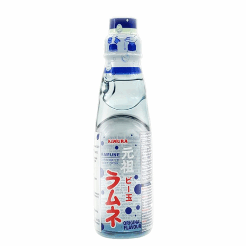 KIMURA GANSO RAMUNE 200ml HATA波子汽水-原味 200ml