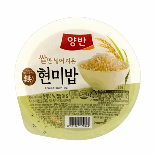 Dongwon Microwavable Cooked Brown Rice130g Dongwon 东元微波即食糙米 130g