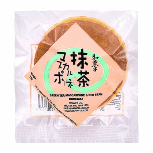 Wagashi Green Tea Mascarpone & Red Bean Dorayaki 75g Wagashi 和果子抹茶马斯卡彭奶酪红豆大福 75g