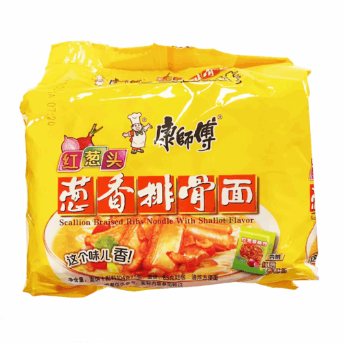 Instant Noodle (Braised Pork Rib Flavour) 101g*5 康师傅葱香排骨面 101g*5