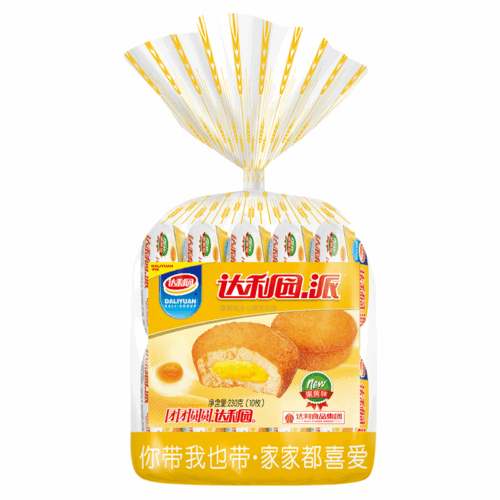 DALIYUAN EGG YOLK FLAVOURED PIE 230g 达利园注心派蛋黄派230g