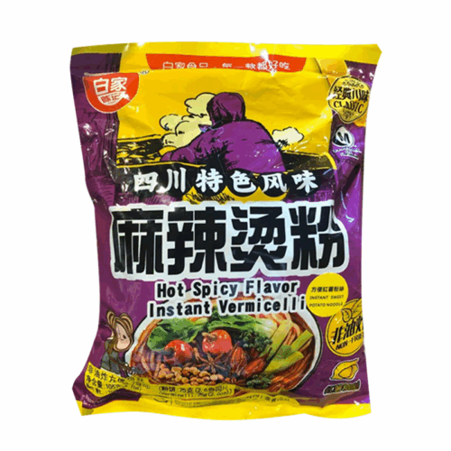 Baijia Potato Vermicelli - Hot & Spicy 105g 白家红薯粉丝麻辣烫 - 105g