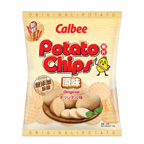 Calbee Potato Crisps Original 55g Calbee 卡乐比原味薯片 55g