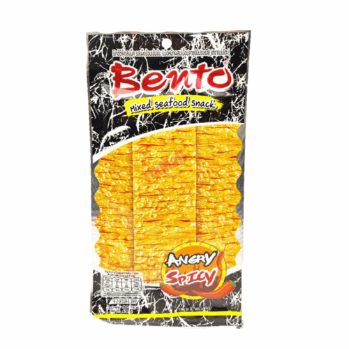 BENTO FISH SNACK- ANGRYSPICY SEAFOOD FLAVOUR 20g 便当鱼小食 - 超辣海鲜风味 20g
