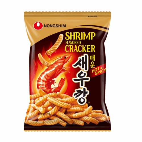 Nongshim Shrimp Cracker Hot 75g 农心虾条(辣味) 75g