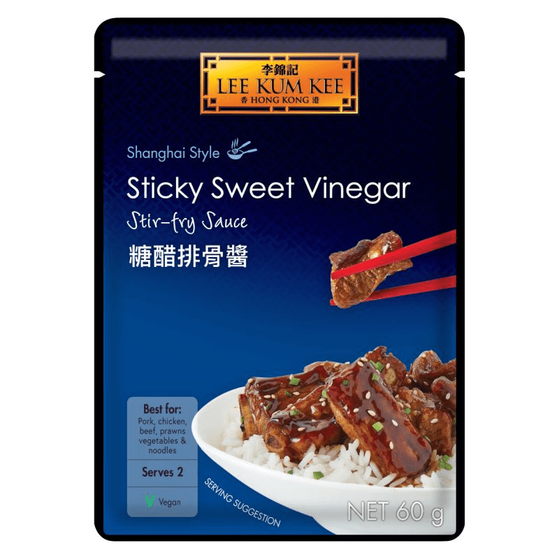 LKK Sticky Sweet Vinegar Stir-Fry Sauce 60g 李锦记糖醋排骨酱60g