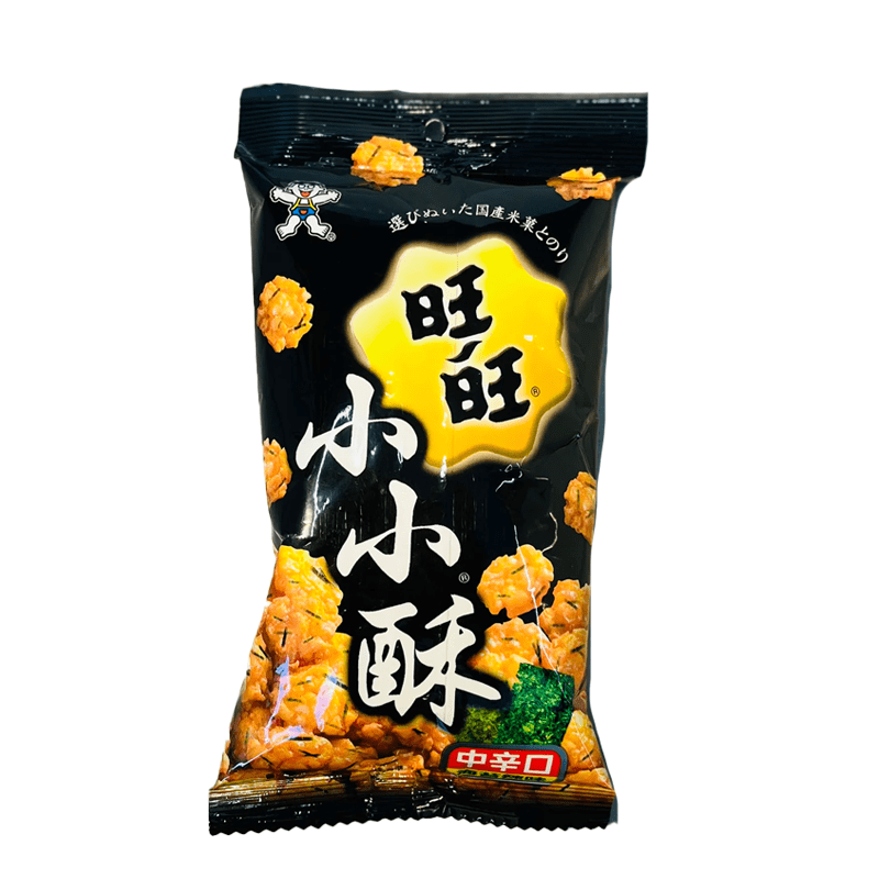 旺旺小小酥 – 紫菜味 60g WANT WANT MINI SENBEI RICE CRACKERS (SEAWEED) 60g