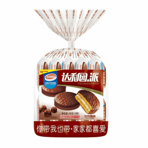 DALIYUAN CHOCOLATE FLAVOURED PIE 260g 达利园注心派巧克力派 260g