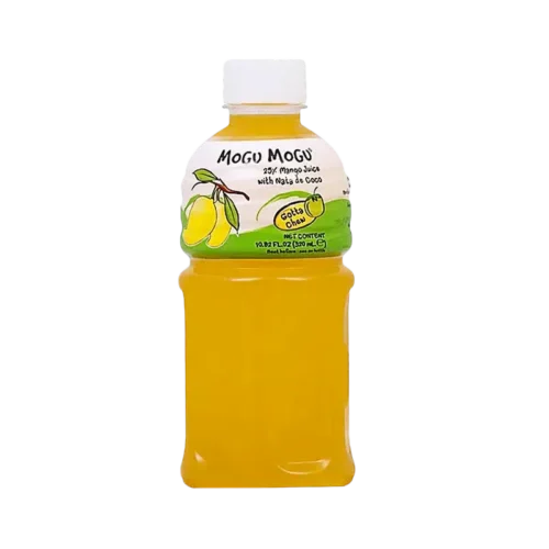 Mogu Mogu Drink Mango Flavour 320ml Mogu Mogu水果茶 - 芒果味320ml