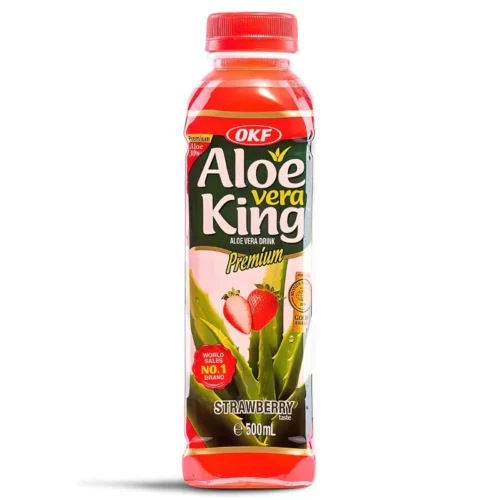 OKF Aloe Vera Juice Strawberry 500ml OKF 草莓味芦荟汁 500ml