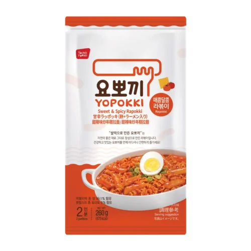 Yongpoong Yopokki Sweet & Spicy Rapokki 260g Yongpoong 永丰洋葱甜辣拉面（甜辣味）260g