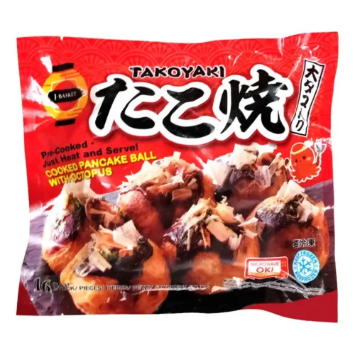 J-BASKET TAKOYAKI 16pcs 480g J-Basket 章鱼小丸子 16颗 480g