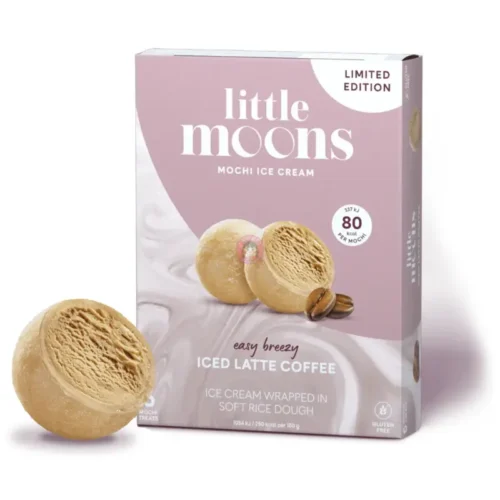 LM Ice-cream Mochi - Latte 小月亮冰淇淋糯米糍-拿铁咖啡6x32g