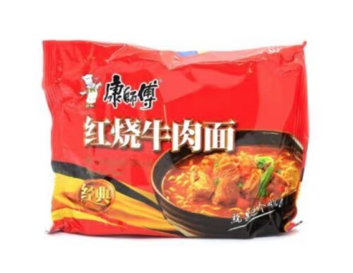 Master Kong Braised Beef Noodle 100g  康师傅红烧牛肉面100克