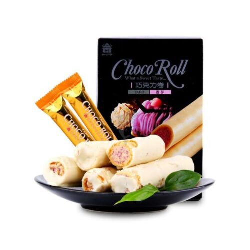 IM Choco Roll - Taro 义美巧克力卷-香芋137g
