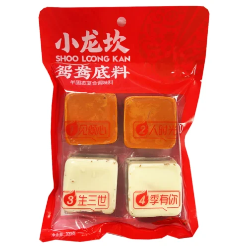 小龙坎 - 鸳鸯四粒装（火锅底料）XLK -Hot Pot Base Double Flavour