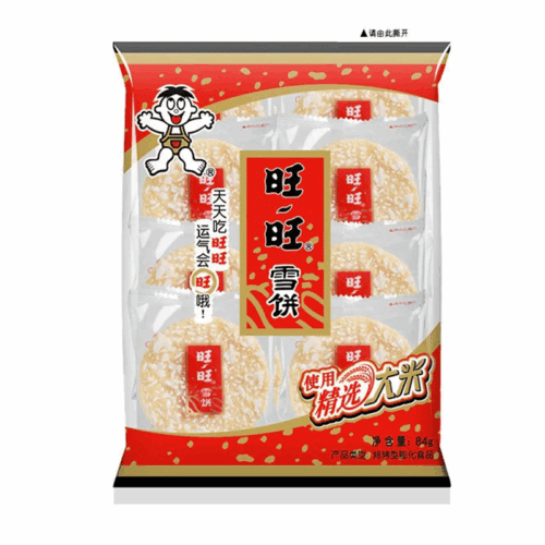 旺旺 - 雪饼84g原味W W Shelly Senbei 84g