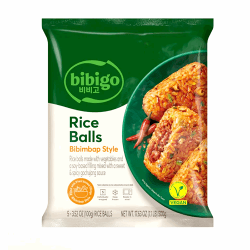 BIBIGO Fried Rice Ball Vegan Bibimbab 500g必品阁石锅拌饭饭团（素）500g