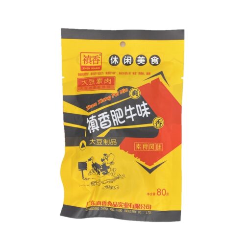 ZX BEEF FLAVOR SOY MEAT 80G 禛香肥牛味(大豆素肉)80g